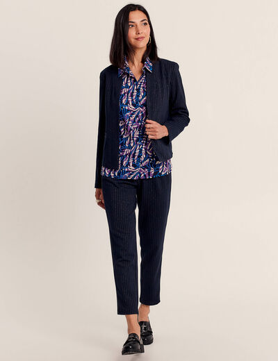 Chemise manches longues mauve femme