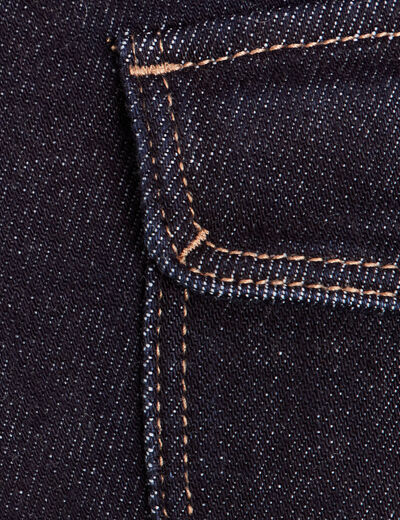 Jean large denim brut femme