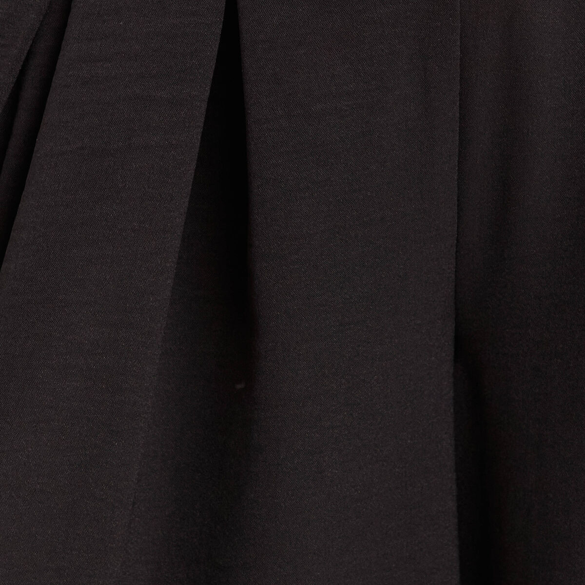 Pantalon jupe-culotte large noir femme
