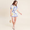 Short bleu femme