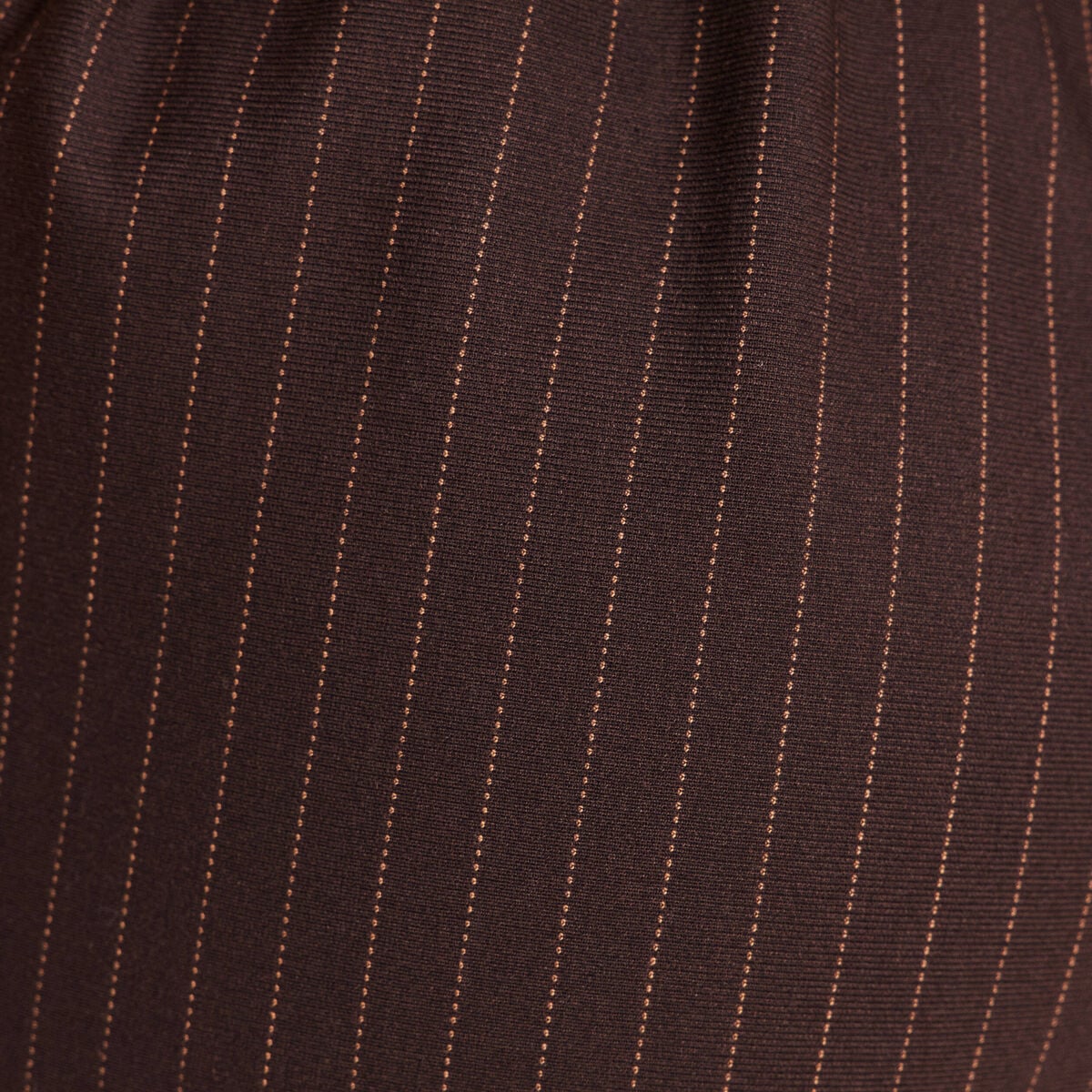 Pantalon large 7/8&egrave;me marron femme