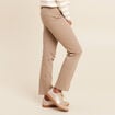 Pantalon magique L'Unique effet brillant taupe femme