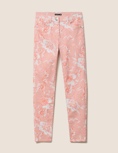Pantalon magique Le L&eacute;ger coupe ajust&eacute;e orange femme