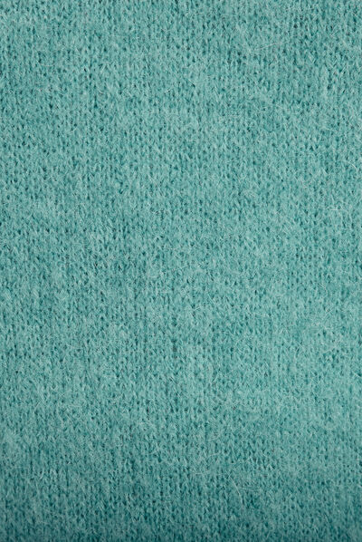 Pull manches longues bleu canard femme