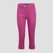 Pantacourt magique Le L&eacute;ger coupe droite mauve femme