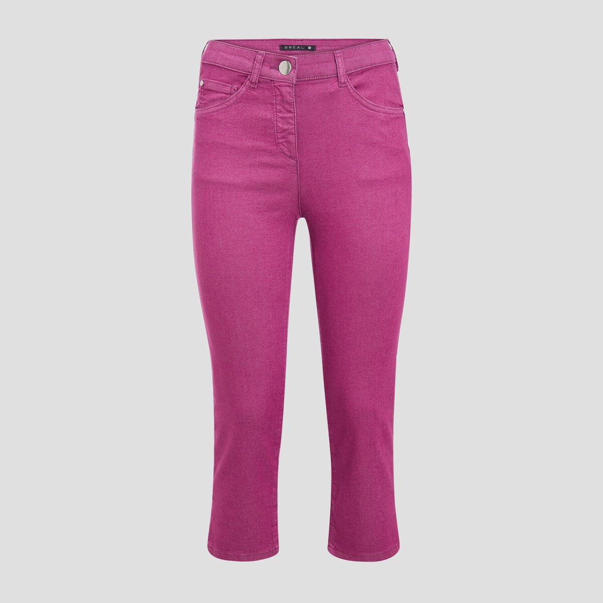 Pantacourt magique Le L&eacute;ger coupe droite mauve femme
