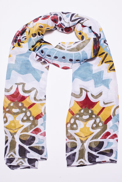 Foulard multicolore femme