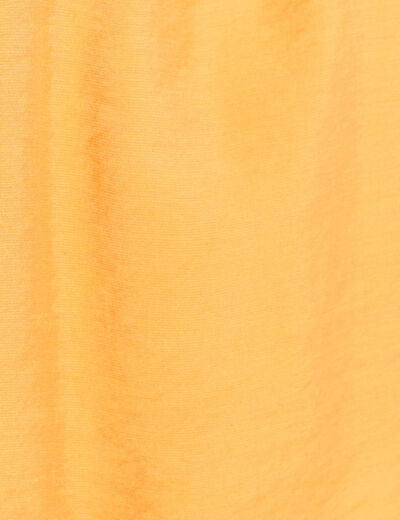 Blouse manches 3/4 orange clair femme