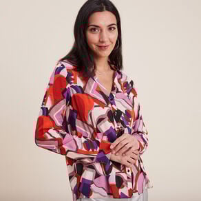 chemise manches longues mauve femme Chemise manches longues mauve femme