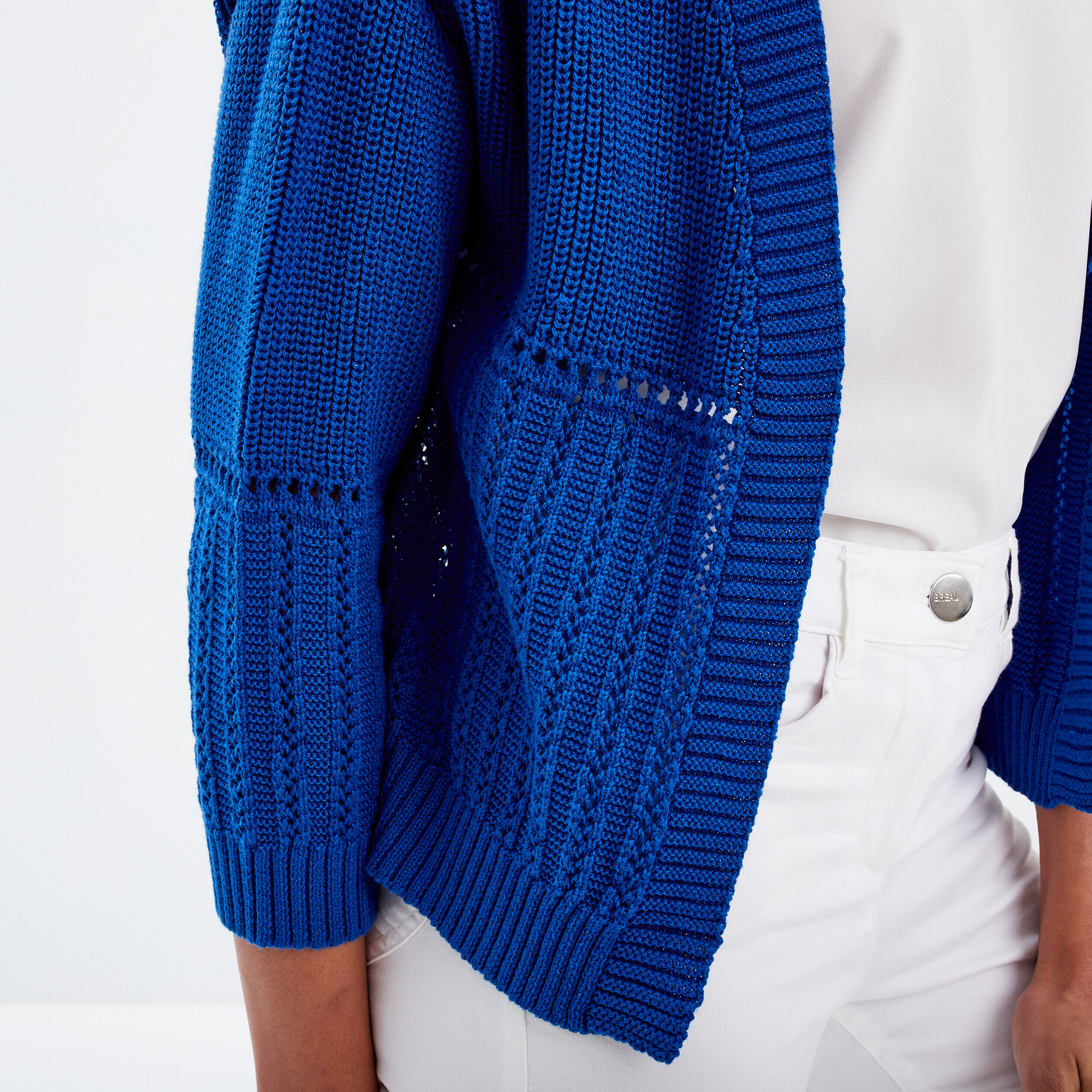Gilets femme soldes Bleu Breal
