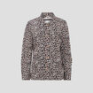Veste boutonnée beige femme
