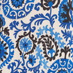 Jupe fluide taille standard bleu femme