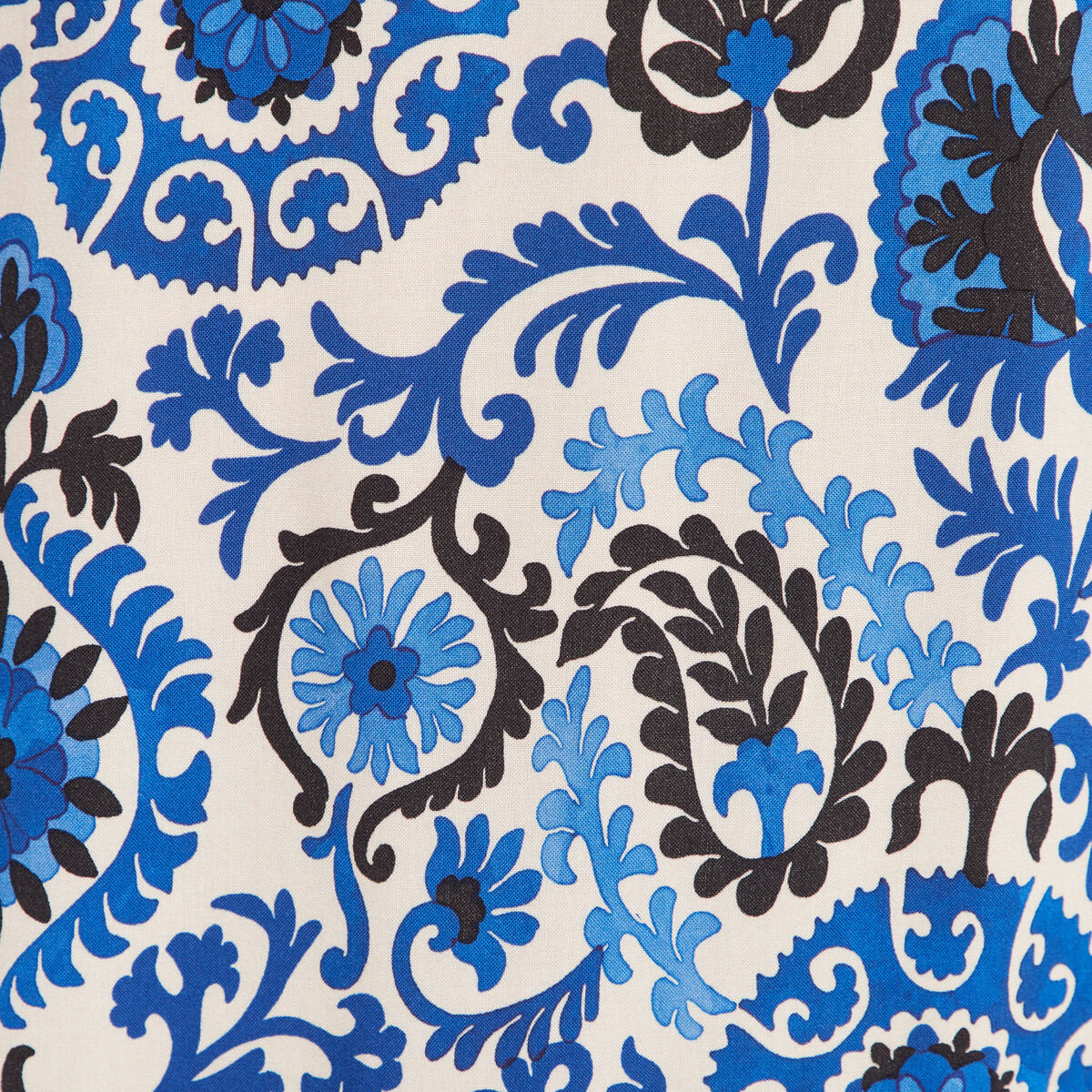 Jupe fluide taille standard bleu femme
