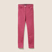 Jean magique ajusté taille standard vieux rose femme