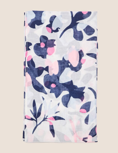 Foulard bleu clair femme