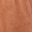 Poncho ceintur&eacute; fermeture zipp&eacute;e marron clair femme