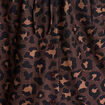 Blouse col v manches longues marron femme