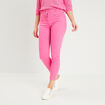 Pantalon ajust&eacute; rose fushia femme