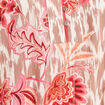 Blouse col v manches longues rose femme