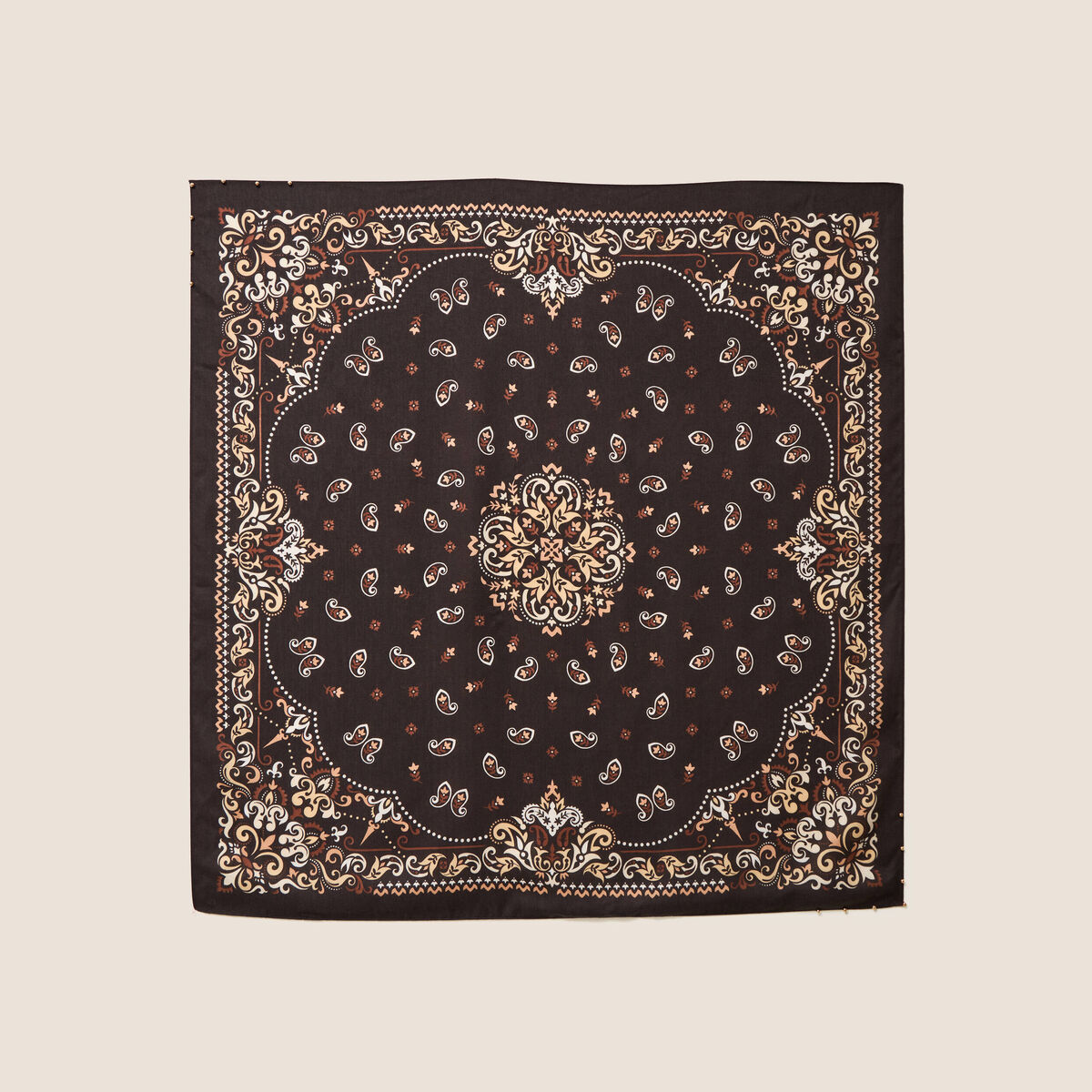 Foulard gris femme
