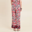 Pantalon flou blanc femme