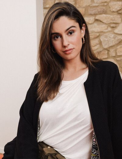 Gilet réversible esprit bomber vert femme