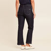 pantalon bootcut 7/8ème taille haute denim brut femme