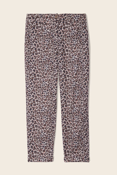 Pantalon chino 7/8ème noir femme