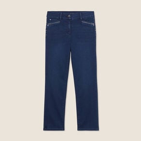 jean droit taille standard denim brut femme Jean droit taille standard denim brut femme