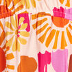 Robe longue &eacute;vas&eacute;e &agrave; fines bretelles multicolore femme