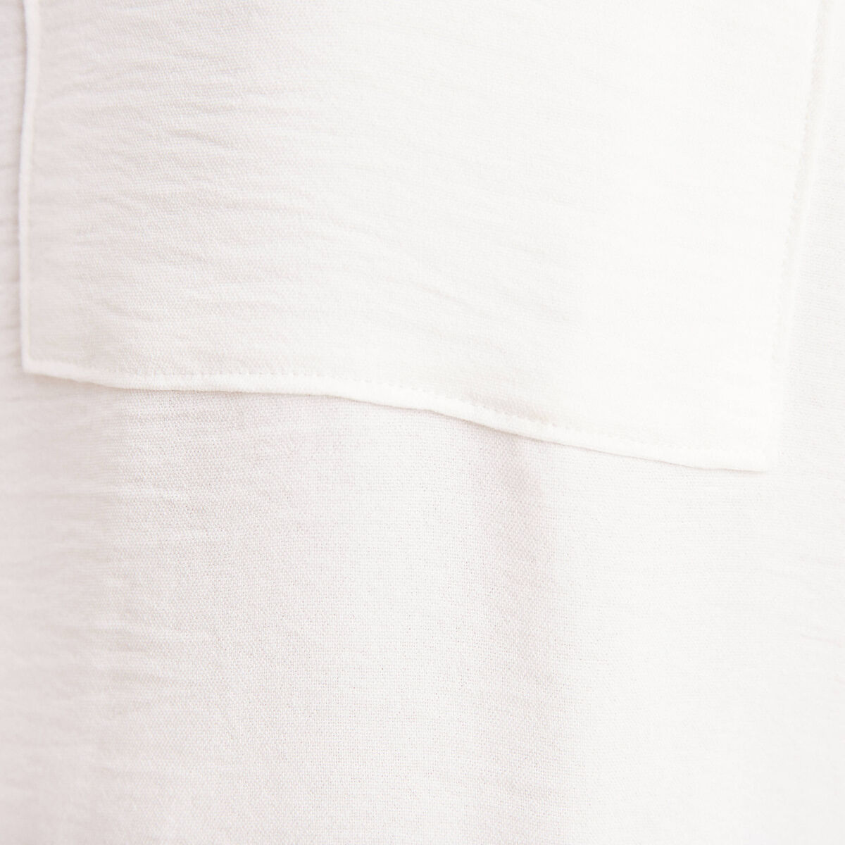 Chemise manches longues ecru femme