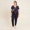 T-shirt manches courtes bleu marine femme