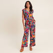 Blouse sans manches multicolore femme