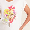 T-shirt manches courtes ecru femme
