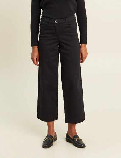 Pantalon magique coupe large l'unique noir femme