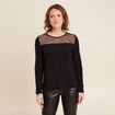 T-shirt manches longues noir femme