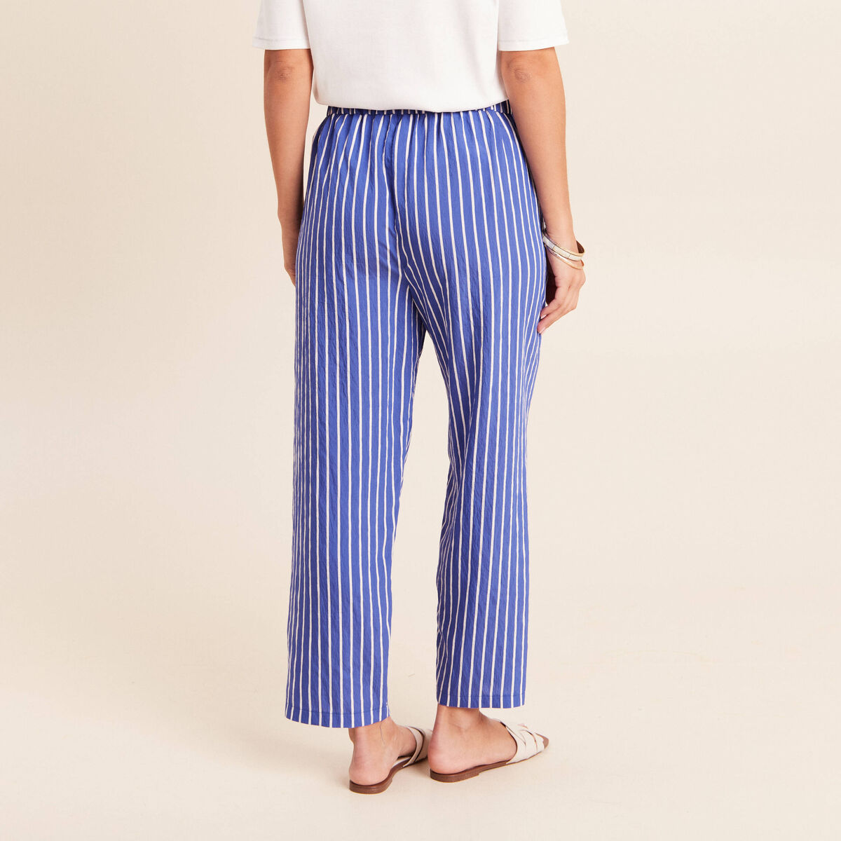 Pantalon bleu femme