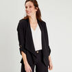 Veste esprit blazer droite noir femme