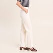 Jean taille haute sable femme