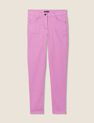 Pantalon magique Le L&eacute;ger coupe ajust&eacute;e mauve femme