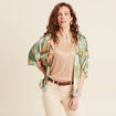 Veste esprit kimono multicolore femme