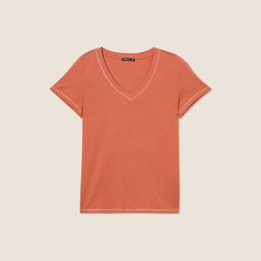 t shirt manches courtes vieux rose femme T-shirt manches courtes vieux rose femme