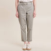 Pantalon chino 7/8ème vert clair femme