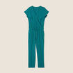 Combinaison pantalon droite vert femme