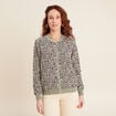 Gilet réversible esprit bomber jaune citron femme