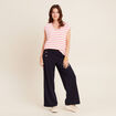 T-shirt manches courtes blanc femme