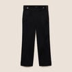 Jean large noir femme