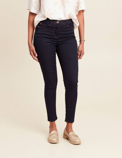 Jean magique Le L&eacute;ger ajust&eacute; 7/8&egrave;me denim brut femme