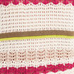 Pull dentelle col bateau multicolore femme