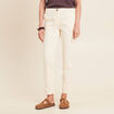 Pantalon jogpant 7/8ème ecru femme